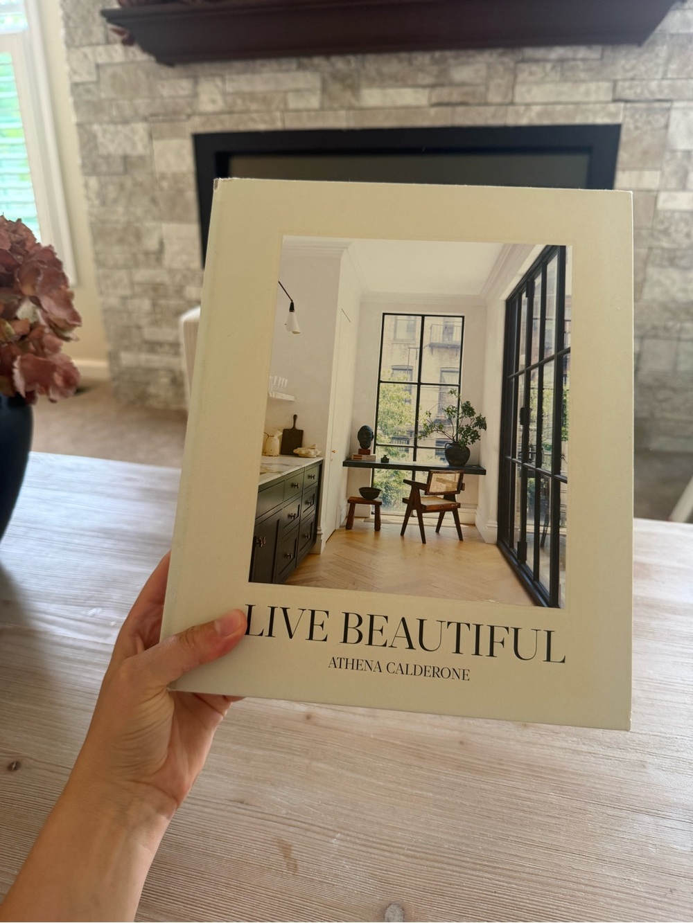 Live Beautiful by — Cream Hardcover Home & Kitchen Book - Picture 2 of 3